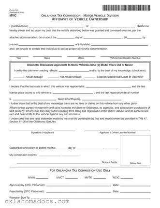 Free Oklahoma 753 Form