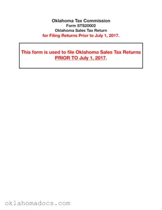 Free Oklahoma Sales Form